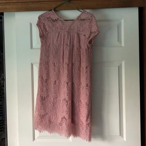 Gorgeous, pink lace dress